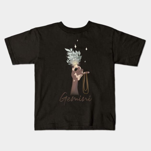 Gemini Kids T-Shirt by HiPolly